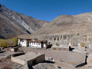Le monastère de Stongde au Zanskar